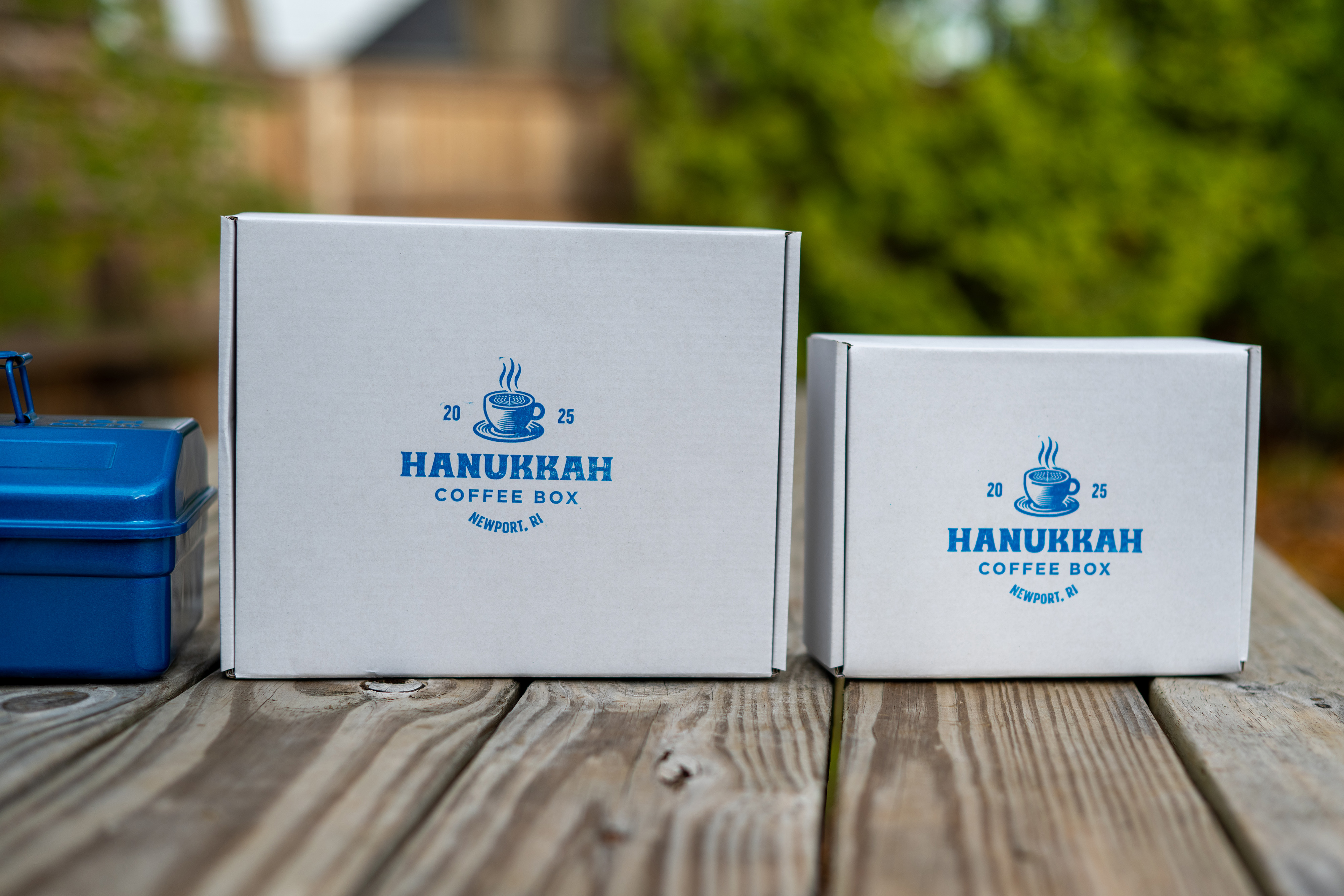 Classic Hanukkah Coffee Boxes
